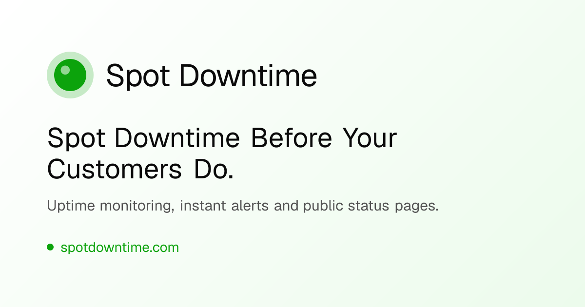 I built an uptime monitor. Free Pro plan for Redditors with code REDDIT